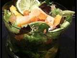 Salade de haddock, suprêmes d'agrumes et vinaigrette acidulée