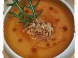 Soupe de rutabagas, carottes et sirop d’érable
