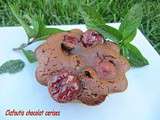 Clafoutis chocolat cerises