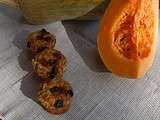 Mini-muffins potiron noix raisins