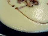 Veloute d'endives miel et maquereaux fumes
