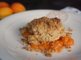 Crumble abricots noix de coco