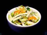 Salade Granny Smith – Menthe – Crevette séchée