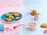 Crèmes aux éclats de rubis avec ses biscuits aux douces épices