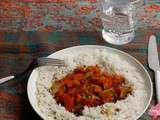 Magie simple d’un riz thaï & sa compotée d’oignons / carottes au tamari