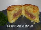 Gâteau de pommes de terre au foie gras