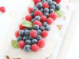 Cake au citron cranberries et fruits rouges