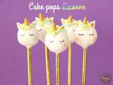 Cake pops licorne