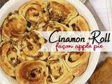 Cinnamon roll façon apple pie