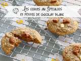 Cookies spéculoos et pépites de chocolat blancs