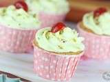 Cupcakes pistache-cerise
