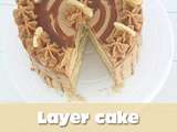Layer cake banana & cream