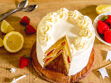 Layer cake citron fraise