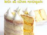 Layer cake « tarte au citron meringuée »