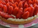 Tarte  fraise-chantilly 