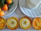 Tartelettes aux fruits à l'accent corse : à la crème au Brocciu (avec une pâte sucrée à l'huile d'olive)