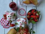 Dessert de Pâques : petits pots lapin aux fraises