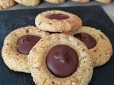Biscuits nids aux noisettes et chocolat (companion ou non)
