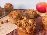 Muffins crumble aux pommes (igbas)