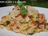 Risotto de pâtes à la provençale