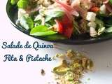 Salade de Quinoa, Fêta & Pistache