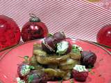 Meilleurs Vœux Gourmands et Tatin de Poires de Terre (Yacon), Bonbons de Magret Séché au Foie Gras