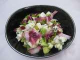 Salade fruitée au Roquefort