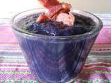 Soupe de chou rouge aux lardons