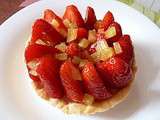 Tarte aux fraises et coquelicot