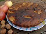 Gâteau aux pommes caramélisées et cannelle