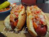 ~Hot dogs garnis au four~