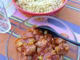 Boulgour & Boulettes sauce tomate