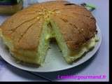 Gâteau à la crème patissière au citron