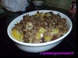 Gratin boeuf & gorgonzola