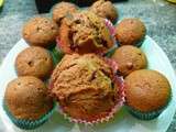 Muffins au chocolat au lait & pépites de chocolat