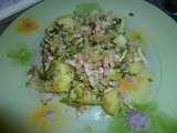 Poelée lardons & chou vert