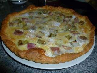 Tarte à la rhubarbe