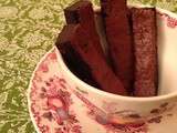 Bâtonnets fondants au Banania & pépites de chocolat noir