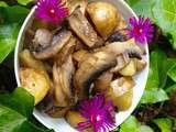 Poêlée de pommes de terre sautées aux champignons (vegan)