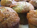 Muffins citron, graines de pavot