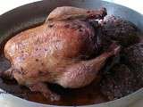 Poulet roti farci