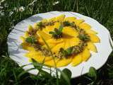 Carpaccio de Mangue et Coulis Passion
