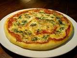 Pizza au gorgonzola ail et persil