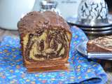 Cake marbré chocolat-vanille (de Cyril Lignac)