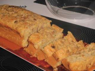 Délicieux cake salé au thon et moutarde à l’ ancienne