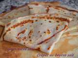 Pâte à crêpe au beurre salé