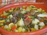 Tajine de poulet aux légumes marocain