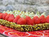Tarte fraises et pistache de Christophe Michalak : la gourmandise à l'état pur