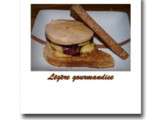 Mille feuilles de fête: foie gras, pommes et magret fumé