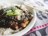 Aubergines caramélisées au poivre du Sichuan